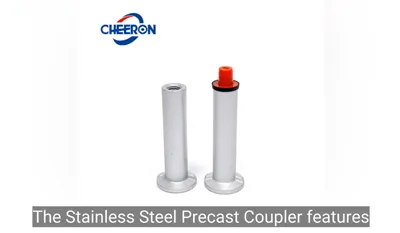 Video de acoplador prefabricado de acero inoxidable