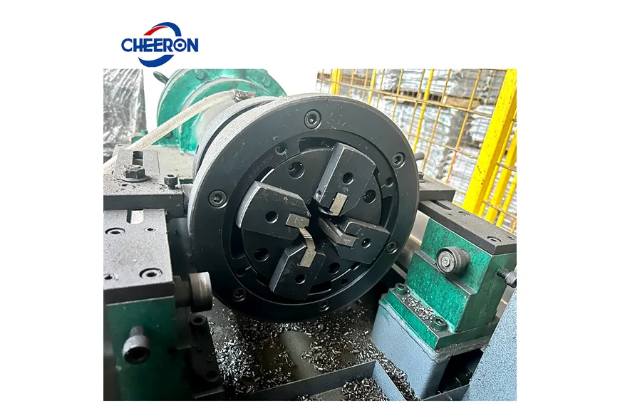 Máquina roscadora de barras de refuerzo tipo chaser