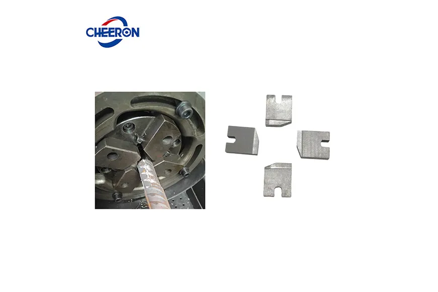 Cuchilla para pelar nervaduras para máquina roscadora de varillas